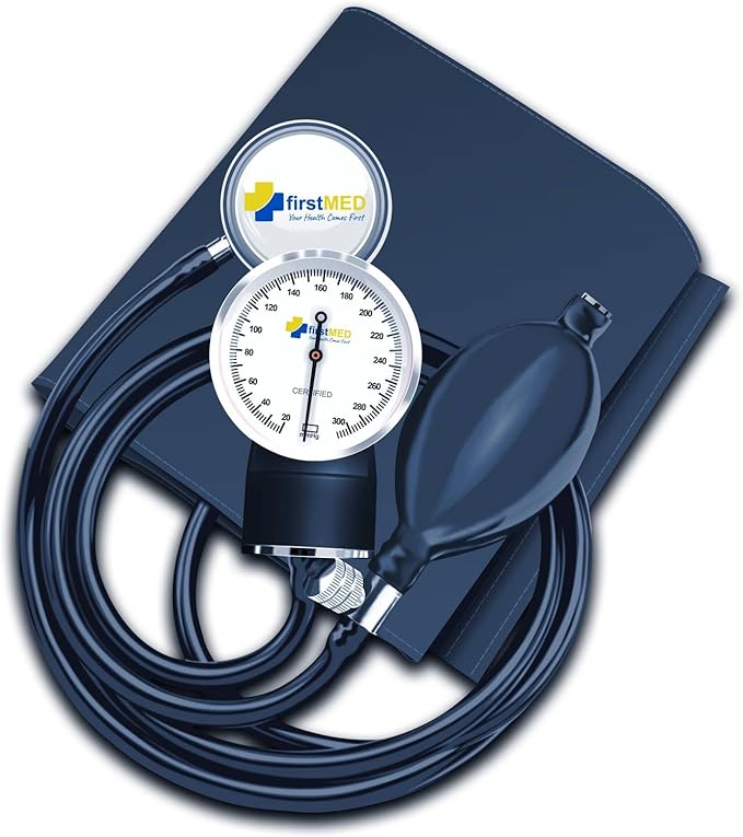 firstMED FM06 Aneroid Sphygmomanometer with Stethoscope Bp Monitor