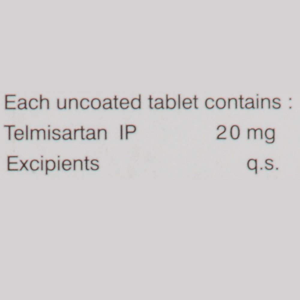 Telmed 20 - Strip of 10 Tablets