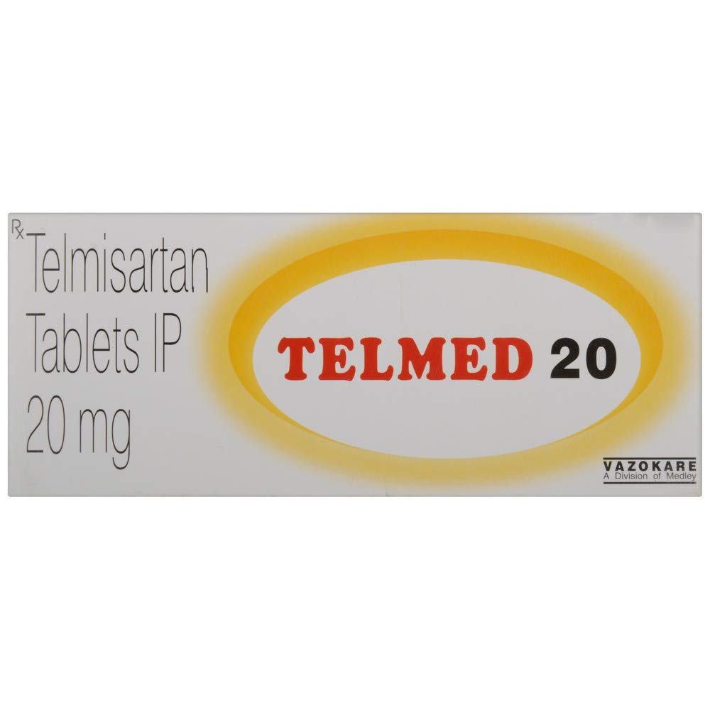 Telmed 20 - Strip of 10 Tablets